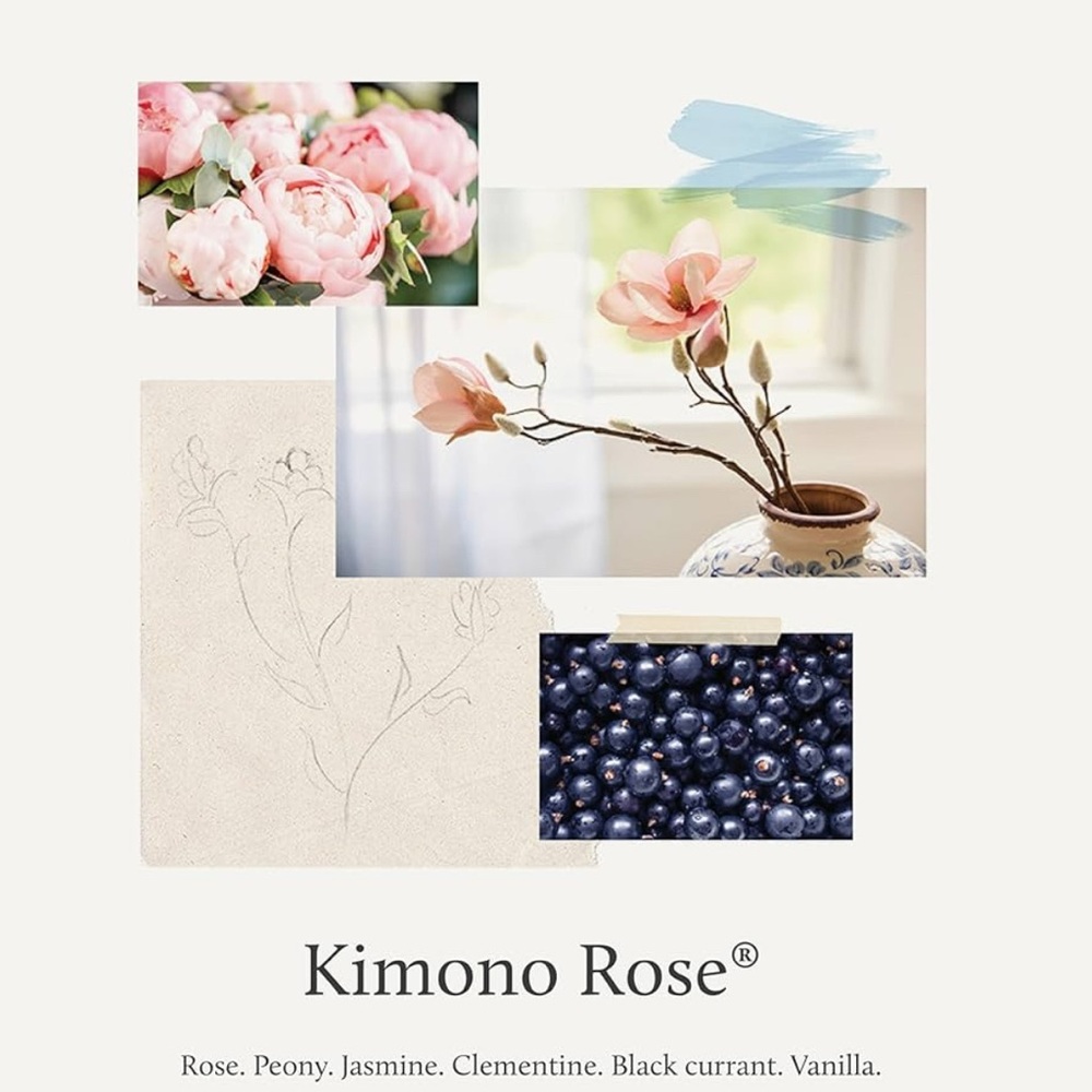 🔥💥Mega Promotion Thymes Kimono Rose candle 7.5oz Hand Lotion 8.25fl oz White - Picture 6 of 6